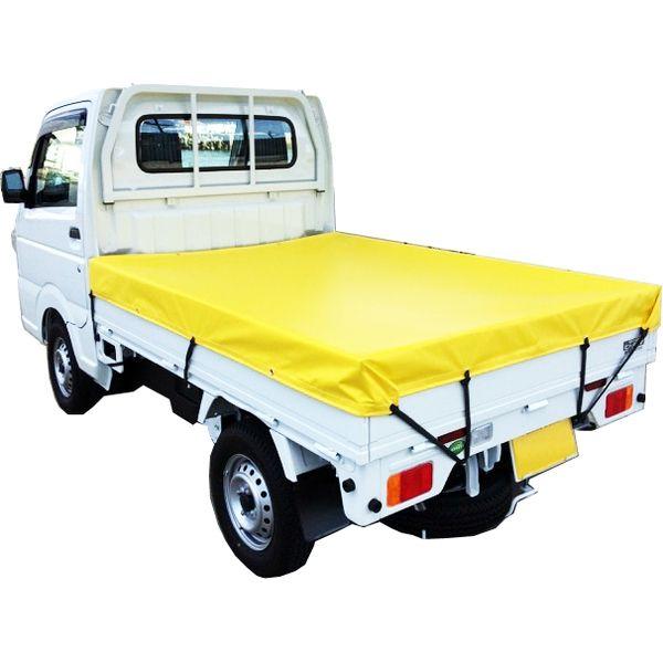 シートマン 軽トラック用 厚手ターポリントラックシート STA-YE (イエロー) シートサイズ1800 x 2100mm シート厚0.5mm SHEETMAN