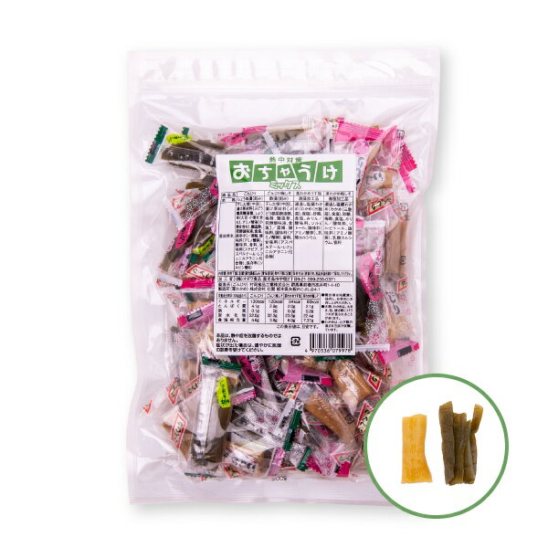 ランドアート おちゃうけミックス 500g袋入 4種アソート (茎わかめ2種・ごんじり2種) 熱中症対策 塩分補給
