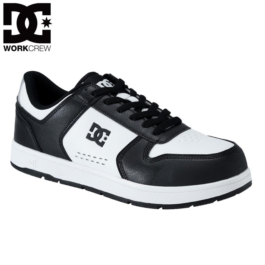 DC WORKCREW ワークシューズ PHACTOR LC (ファクターLC) ホワイトブラック 3E相当 DP005705 JSAA規格A種 安全靴 セーフティシューズ