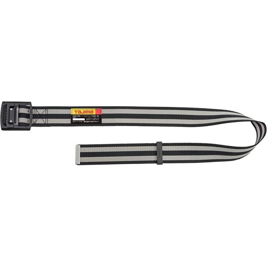 TAJIMA タジマ BAM125-BWH 胴ベルト アルミワンフィンガーバックル M ボーダー白 新規格対応