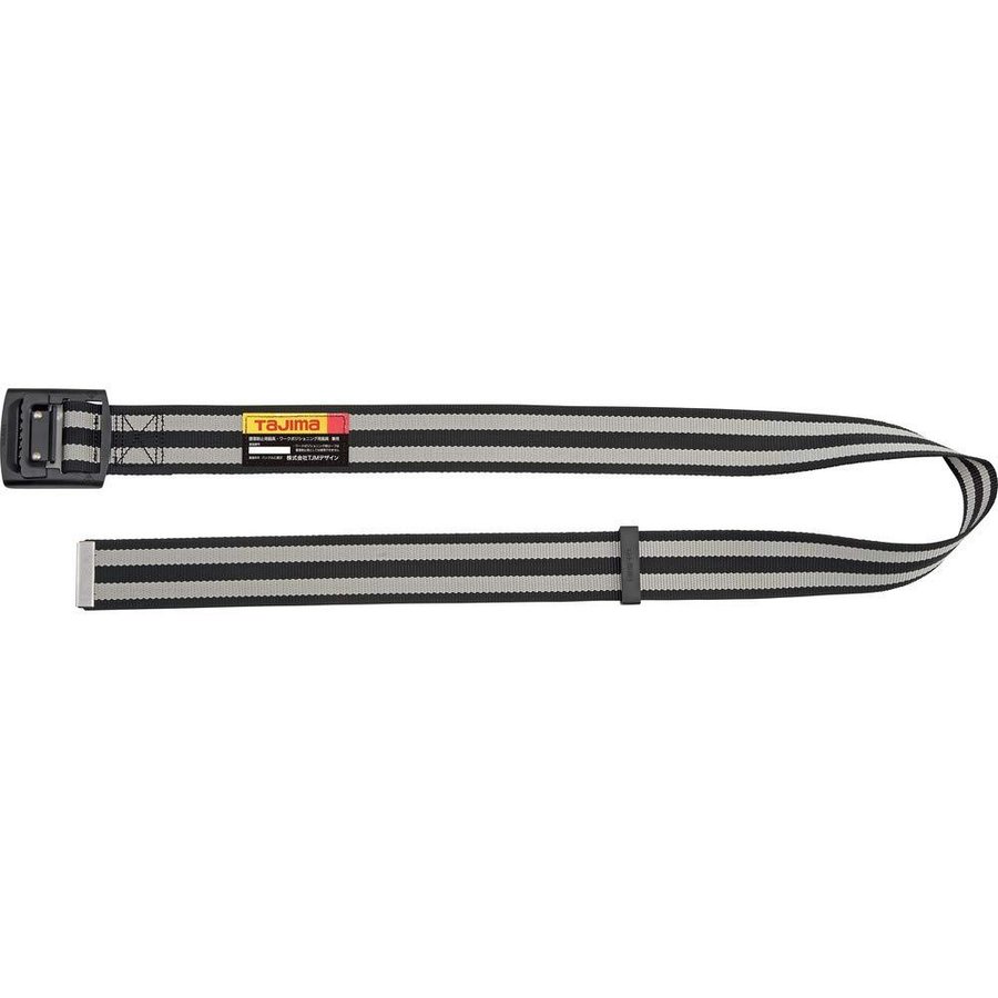 TAJIMA タジマ BAL145-BWH 胴ベルト アルミワンフィンガーバックル L ボーダー白 新規格対応