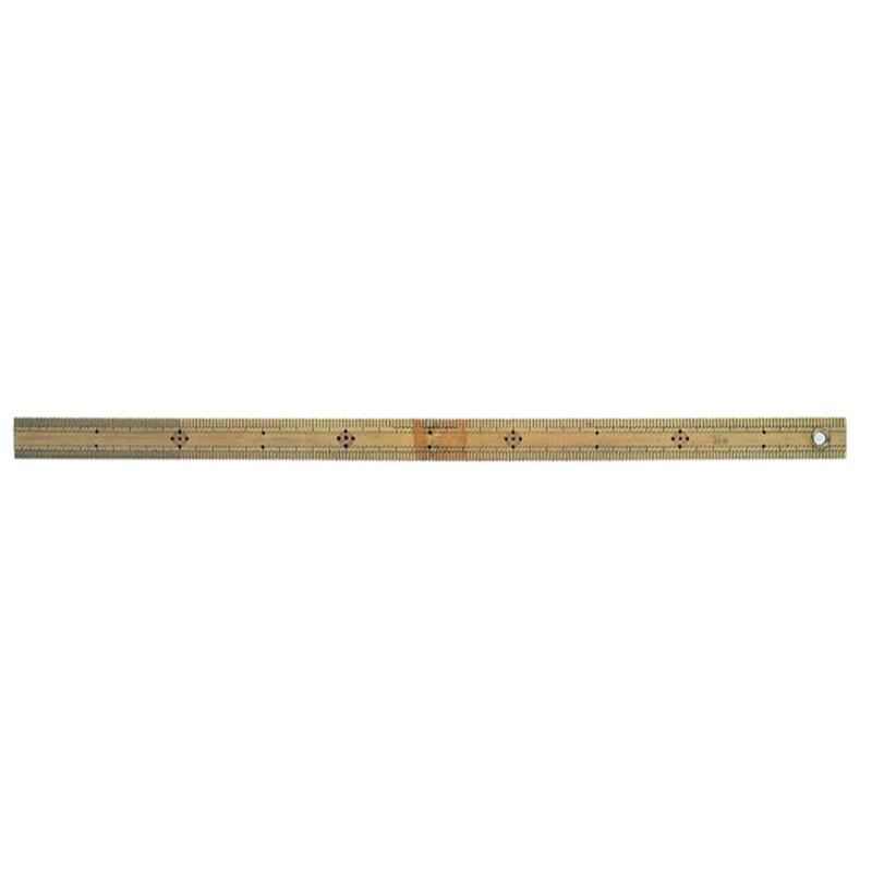 シンワ測定 71765 竹製ものさし 50cm ハトメ付