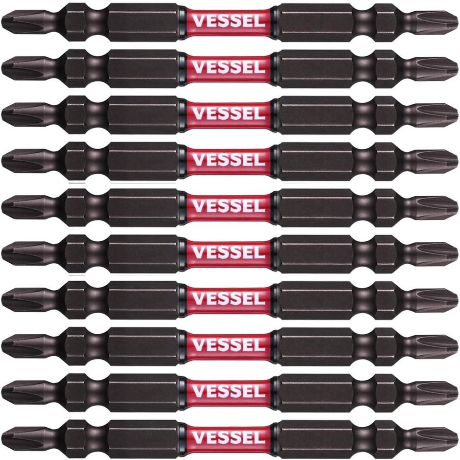 【メール便発送可】VESSEL ベッセル サキスボスリムトーションビット 10本組 No.SDT10P2082(+2×φ4.5×82..