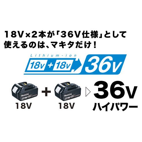 makita �ޥ��� ���ż��֥��� MUB362DPG2 6.0Ah �ʥХåƥ�BL1860B��2�ܡ�2����®���Ŵ�DC18RD�ա�