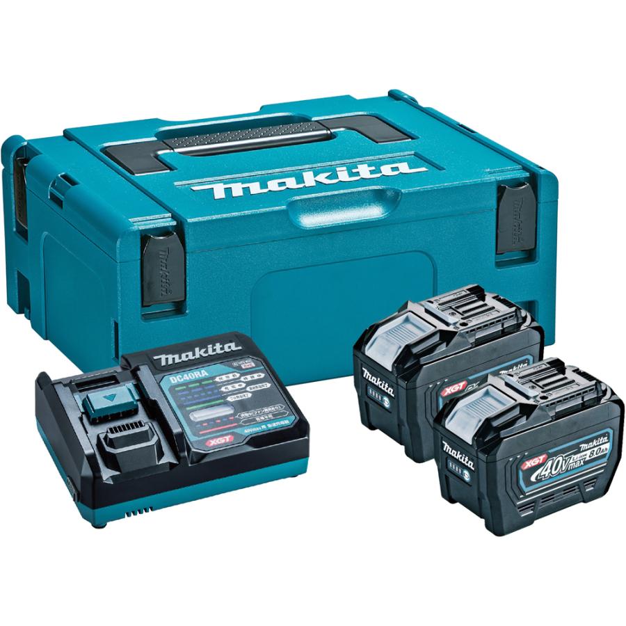 makita マキタ パワーソースキット XGT9（BL4080Fx2本・1口急速充電器DC40RA・マックパックタイプ2） A-74843 国内正規品