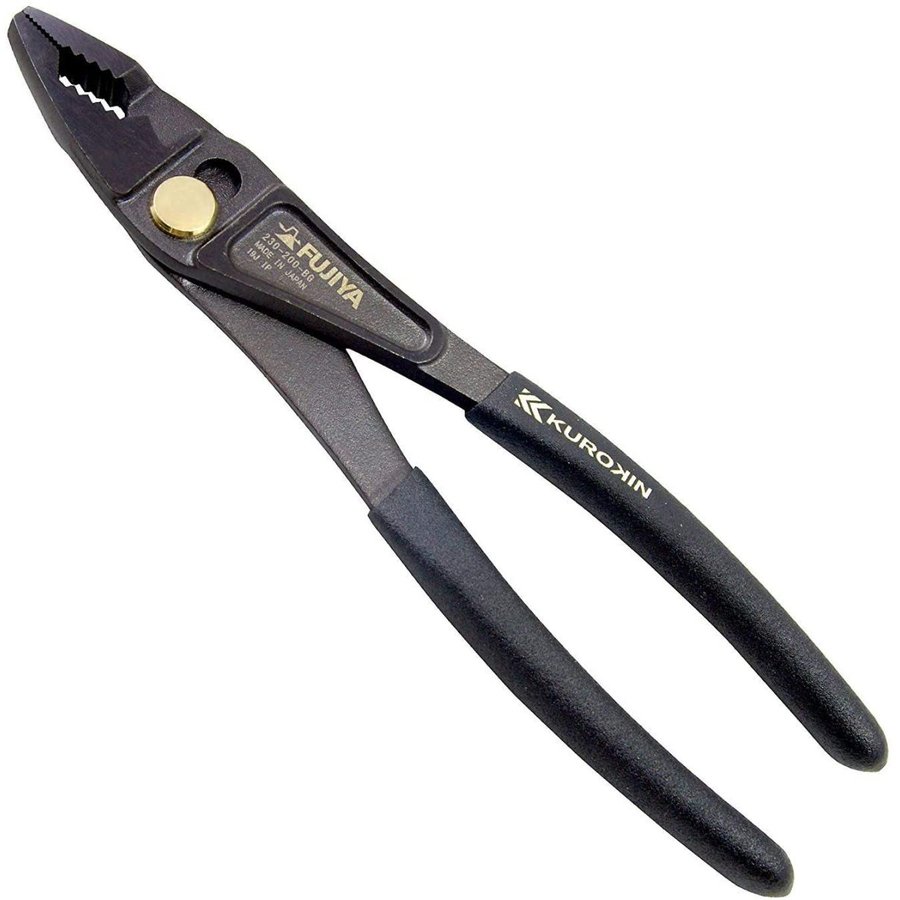FUJIYA フジ矢 超軽量コンビネーションプライヤー200mm 黒金 KUROKIN 230-200-BG