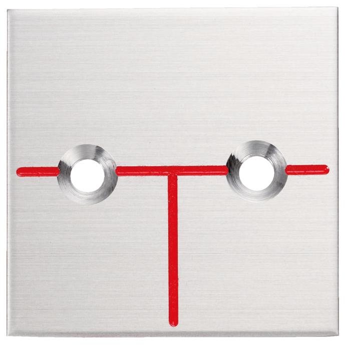 �����ޥ� 50�� ���ƥ�쥹�������ץ졼�ȡ�2mm���� 2�꥿���ס�10������ ȾT�� 50x50x2mm ���󥫡��ԥ��դ� S50E2