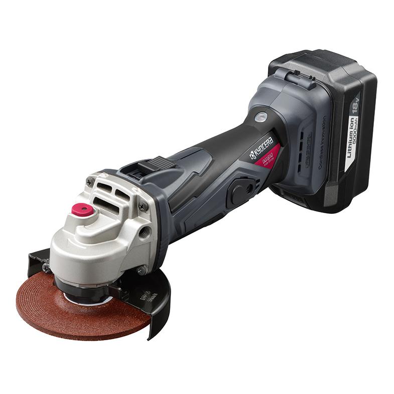 京セラ DG1810L5 充電式ディスクグラインダー 623450A KYOCERA（電池パック 充電器 ケース付き）