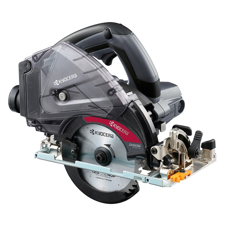 京セラ 充電式集じん丸ノコ DNW180L5 [電池パック B-1850L 充電器 125mmレーザースリットチップソー付..