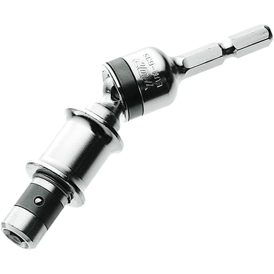 【メール便発送可】トップ工業 EUN-635 電動ドリル用ユニバーサルジョイント 差込角6.35mm 首振り角度30° 日本製 TOP ※メール便をご希望の方は、ご注文手続画面の配送方法より「追跡可能メール便」をご選択ください。