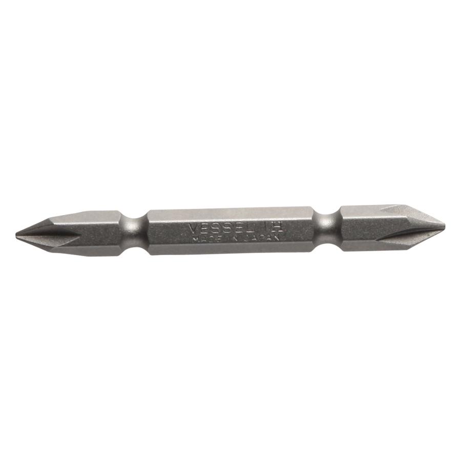 Rakuten - 【メール便発送可】 ベッセル 両頭ビット マグネット入り No.M-A14(+1×65H) 10本入 VESSEL※メール便をご希望の方は、ご注文手続画面の配送方法より「追跡可能メール便」をご選択ください。