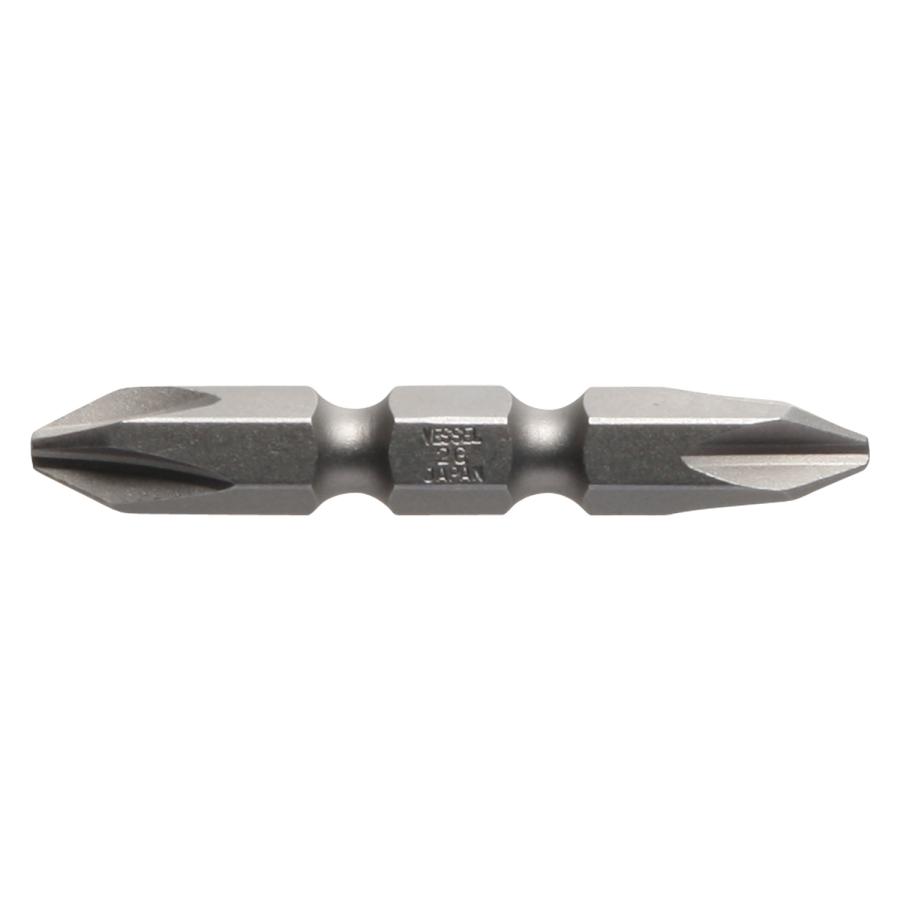 Rakuten - 【メール便発送可】ベッセル 両頭ビット マグネット入り No.M-A14(+2×45G) 10本入 VESSEL※メール便をご希望の方は、ご注文手続画面の配送方法より「追跡可能メール便」をご選択ください。