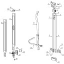 イラスト番号 27　背負バンド 黒　マイゾックス 精密木脚 PMWIII-OL/PMWIII-OT用パーツ 部品コード702077MB