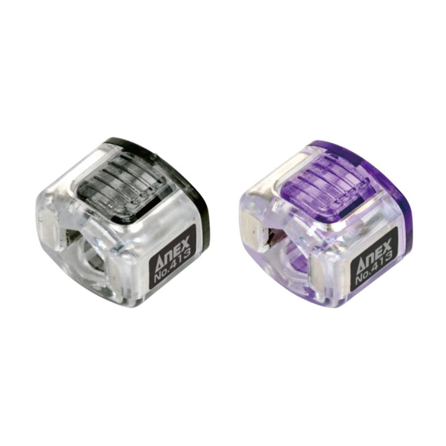 【メール便発送可】ANEX 413-KV マグキャッチNANO（黒色、紫色）　2ヶ入 アネックス※メール便をご希望..