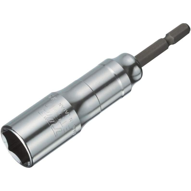 【メール便発送可】トップ工業 ETS-17 強軸 電動ドリル用強軸ソケット 対辺寸法17mm 全長110mm 日本製 ..