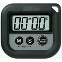 タニタ TD-376N-BK 丸洗いタイマー100分計 ブラック TANITA