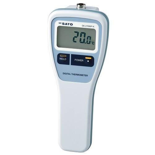 佐藤計量器 SK-270WP-K フック穴無し 防水型デジタル温度計（指示計のみ） No.8078-42 SATO