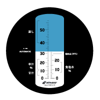 アタゴATAGOめんつゆ濃度屈折計MASTER-めんつゆα自動温度補正・防水機能付