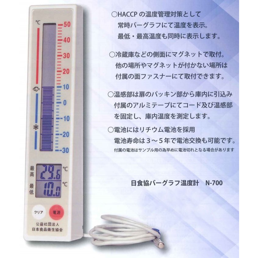 熱研 N-700 日食協バーグラフ温度計 NETSUKEN