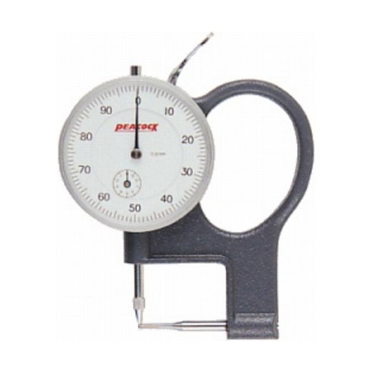 尾崎製作所 ダイヤルパイプゲージ P-1型 0.01mm 日本製 PEACOCK