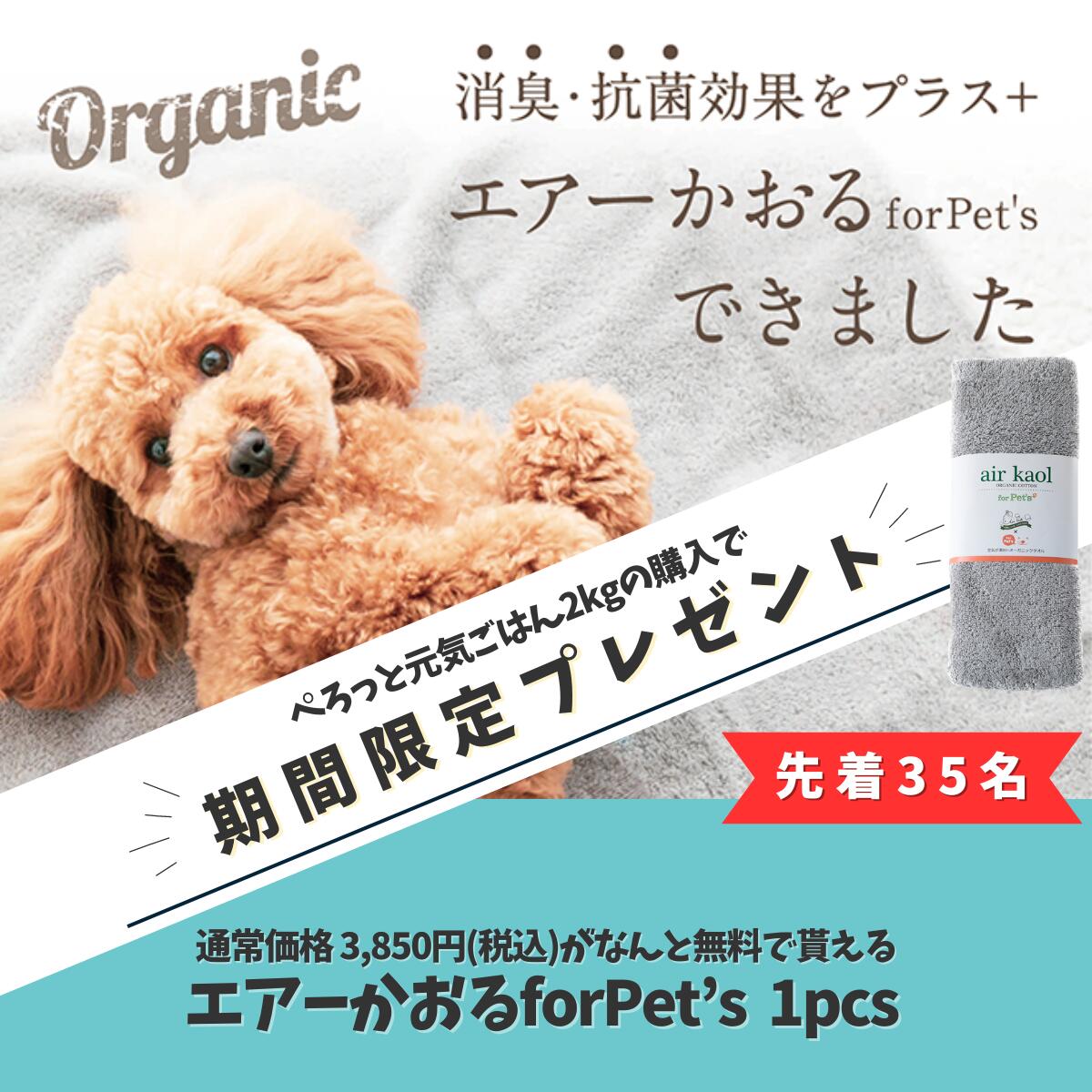 ポイント15倍！【3,850円の限定プレゼント】見える無添加 ドッグフード 国産 【送料無料】ぺろっと元気ごはん (2kg) チキン 涙やけ 涙やけサポート 涙やけ防止 低脂質 消化器サポート 消化ケア 化学物質不使用 鶏肉 ドックフード ごはん 全犬種 全年齢 においのサムネイル