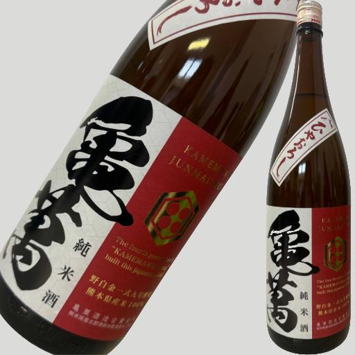 亀萬 純米酒 九号酵母 ひやおろし 1800ml