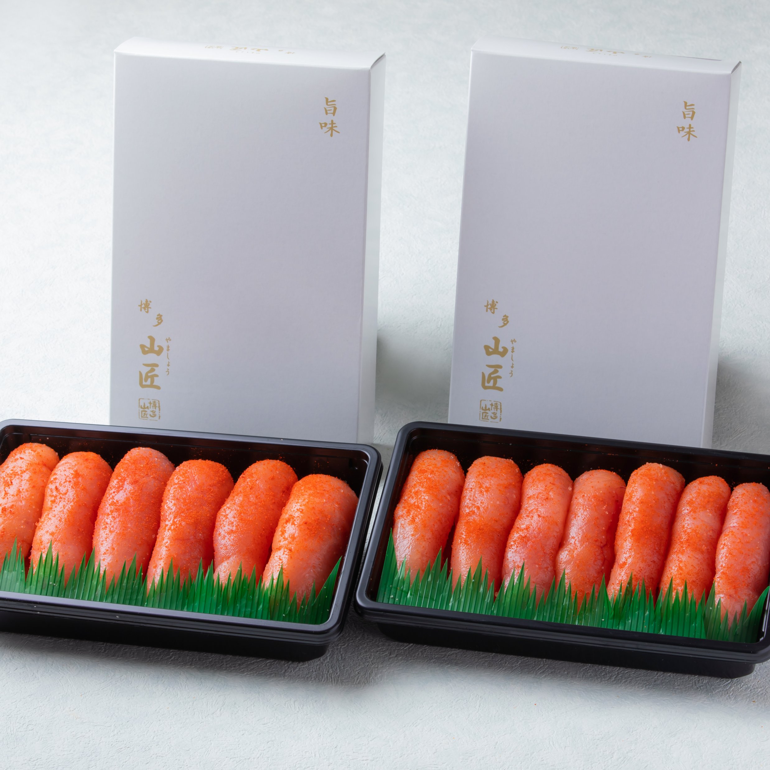 スーパーSALE！半額対象！ポイント5倍!! 無着色辛子明太子400g×2箱 特製の調味液に漬込んだ博多山匠おすすめ明太子!ご要望にお応えして保存しやすい大きさにしました!