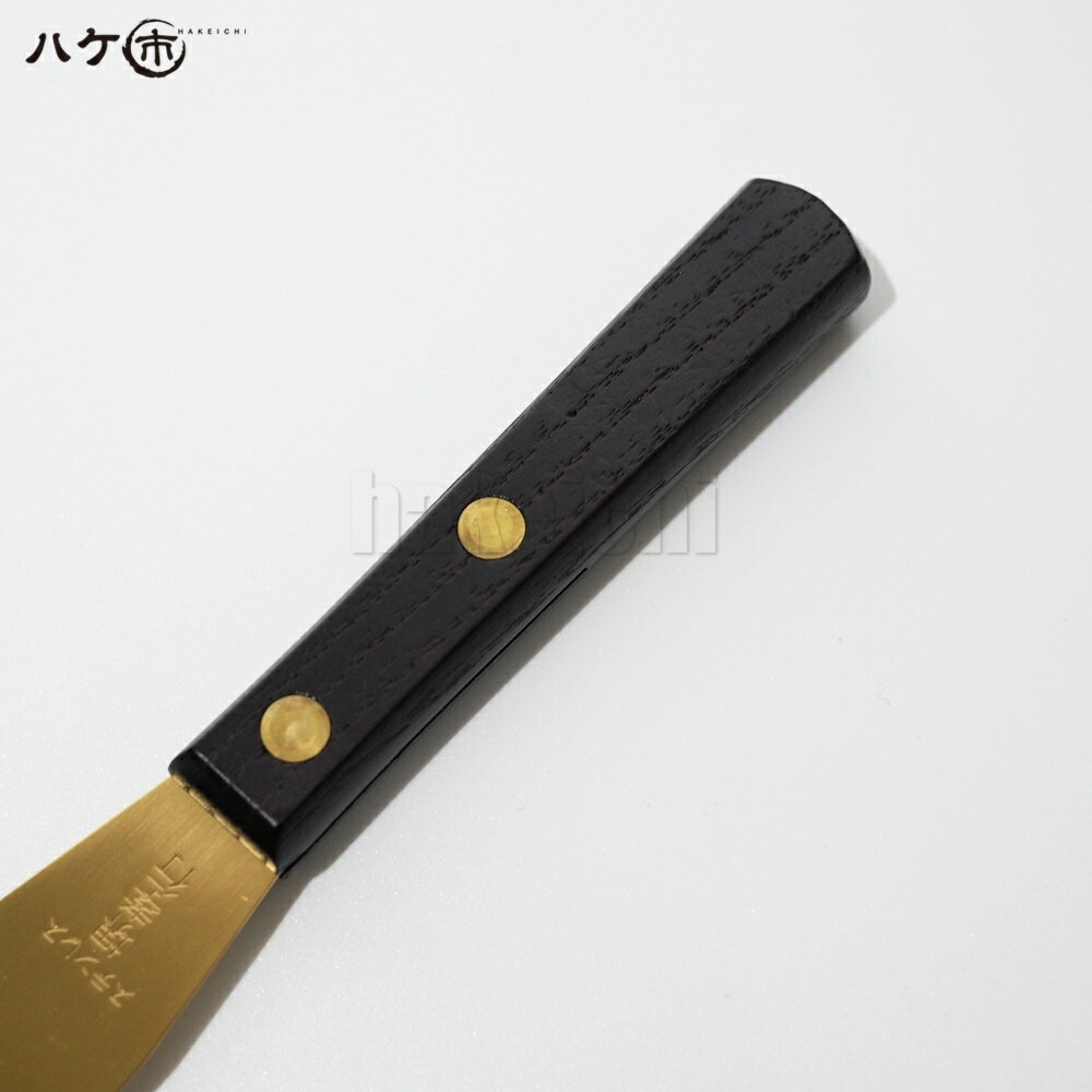 防水道具ヘラ堺孝行仕上げベラ黄金焔M1本|チタンコーティング金ベラコーキングシーリングシリコンウレタン変成シリコン充填材バッカー防水防水施工DIY