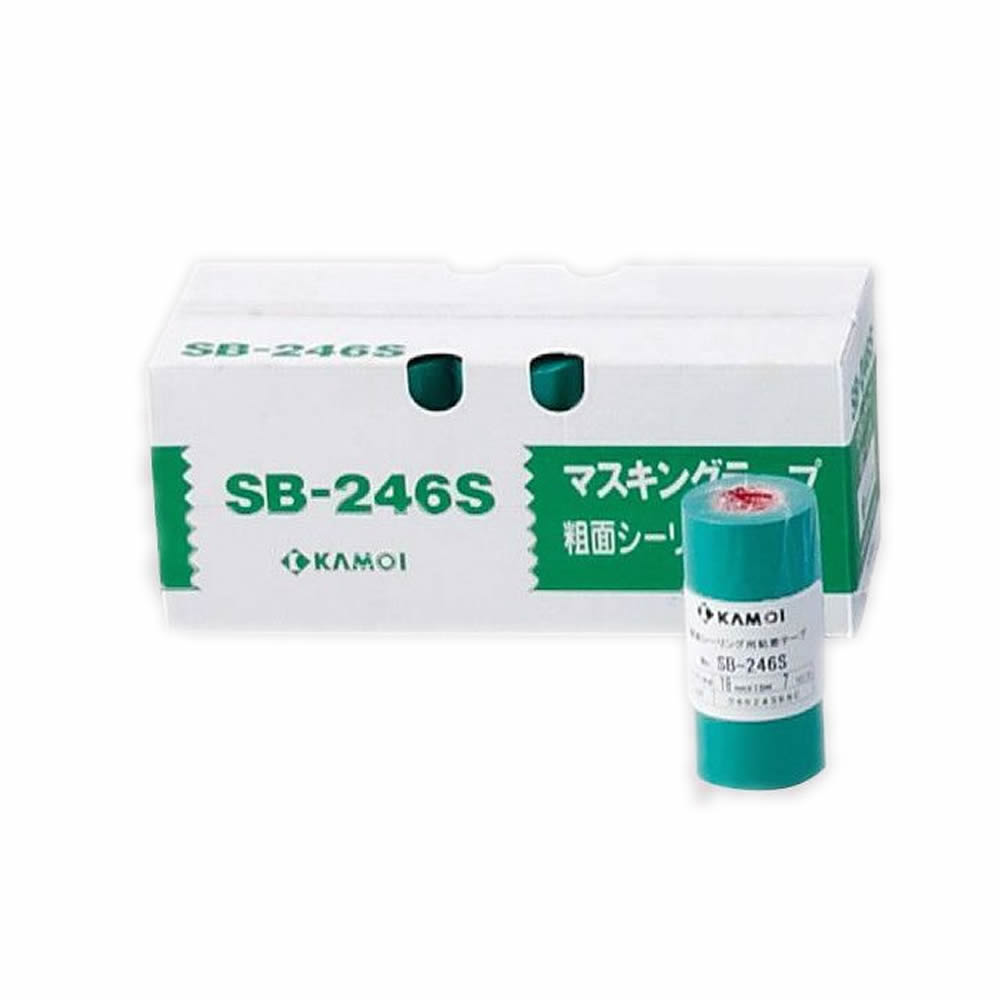 カモ井 シーリングテープ SB-246S 15mm 80巻／ケース OK81012