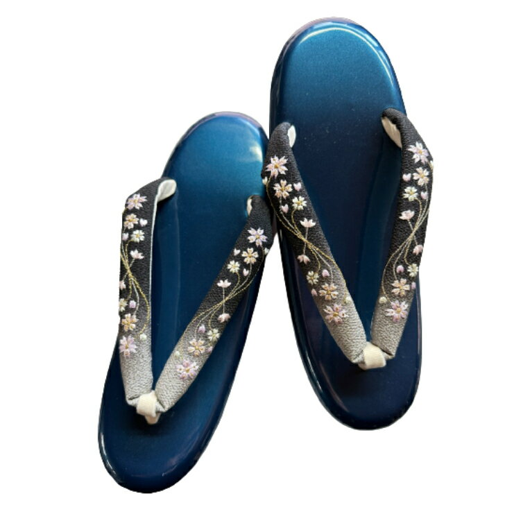 刺繍 ウレタン草履LL(25cm) 【314-d】