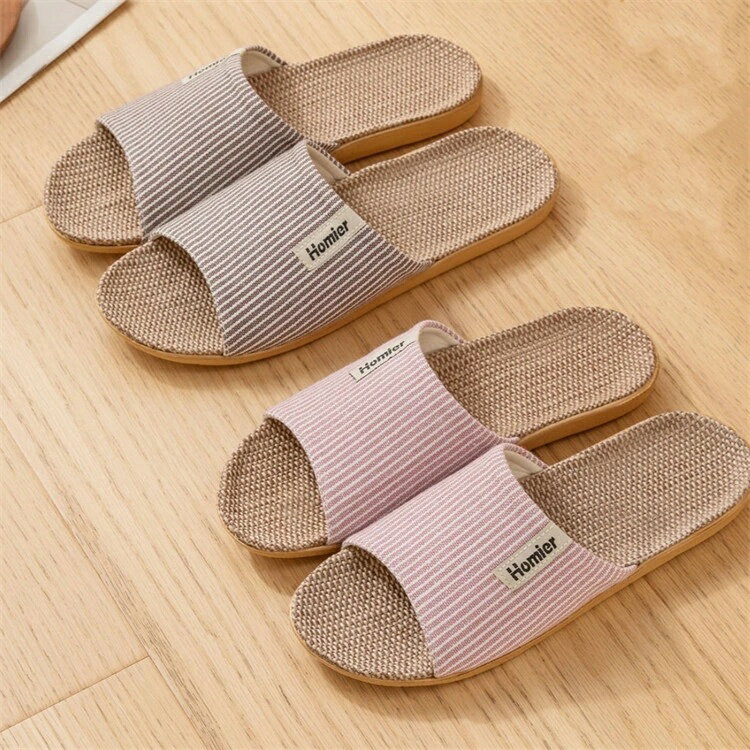 スリッパ 夏用 麻 メンズ 室内用 滑り止め カップルお揃い 室内履き 綿麻 夏 春 亜麻 リネンスリッパ ..
