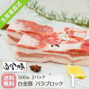 ＜4/27 9:59まで 15%OFFクーポンで1kg 2,856円＞【送料無料・冷蔵配送】白金豚 バラ ブロック 1kg 真空 500g 2パック 国産 岩手県産 豚肉 プラチナポーク 銘柄豚 ブランド豚 お取り寄せ グルメ ギフト 贈り物 カルビ かたまり肉 花巻 東 角煮 サムギョプサル ボルシチ