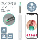 【楽天スーパーセール10%OFF】耳かき カメラ付き イヤースコープ スマホ iPhone Android スマート耳かき 耳掃除 LEDライト シリコンヘッド 写真 動画 子供 赤ちゃん ペット 猫 犬 軽量 USB充電 Type-C みみかき 耳掻き 鼻 口 Wi-Fi接続 内視鏡