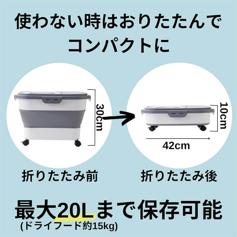 �ڥåȥա��ɥ��ȥå��� �ڥåȥա��ɥ���ƥ� �ɥå��ա��� 20L������ �ޤꤿ���� ǭ�� ���� �ա��� ��¢���� �ɥå����ȥå��� ����åȥ��ȥå��� �ڥåȥա��ɥɥ饤 ���� ̩�� ��¸ �ƴ� �ա��ɥ��ȥå������� ���̥��å� �����å��դ� ��¸�ƴ�15kg ���㥹�����դ�