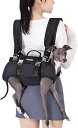 4way ペットハーネス 犬介護ハーネス 小型犬 ペットスリング バッグ 犬用リフト抱っこ紐 横型全身犬用バックパック 通気性 前足 後ろ足 補助 調節可能 飛び出し防止防災 ストラップ 障害者、高齢者、関節損傷、安定性を失った 歩行補助 着脱簡単 犬猫兼用