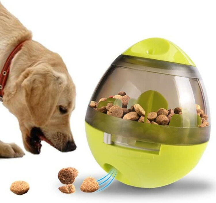 樂天商城 - 新品発売！早食い防止対策！犬用 おもちゃ ペット 餌入れ知育玩具 おやつボール 2個 1個 倒れないエッグ 知育玩具 IQステップボール 運動不足の解消 ペットおもちゃ Pet Toy 犬用餌入れ知育ボール ダルマ知育ボール