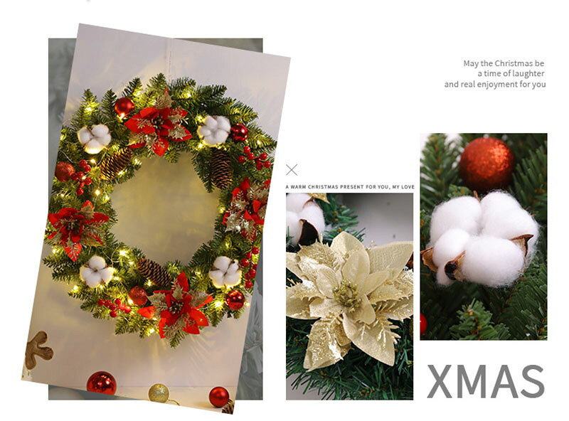 ���ꥹ�ޥ��꡼�� ���إɥ��� 40cm 50cm 60cm LED�饤���դ� ���ꥹ�ޥ� ���� �ե��꡼�� ���� �ɳݤ� ���Ӽ� �꡼���ʥ����� �ꥢ�� ���� ���� ��ʪ ���� ���� �� �ѡ��ƥ� ���٥�� �ɥ� ��Ź���� Ź�޾��� £��ʪ ¤�� ������� ���� �뺧��