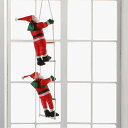 サンタはしご クリスマスツリー飾り サンタクロース人形 クリスマスパーティー吊り装飾用 長さ1人サンタはしご heliltd クリスマスツリー飾り サンタクロー...