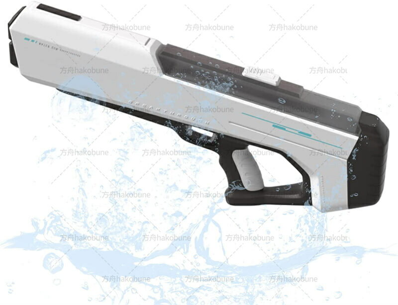 水鉄砲 電動式連射水鉄砲 電動 自動吸水 ウォーターガン 超強力飛距離 12m高速連続 発射式 子供用ウォーターピストル 大容量 水漏れ防止 ウォーターバトル 水ピストル おもちゃ銃 子供用 大人 海水浴 プール 川 キャンプ バーベキュー キッズ 子ども会 夏休み 3
