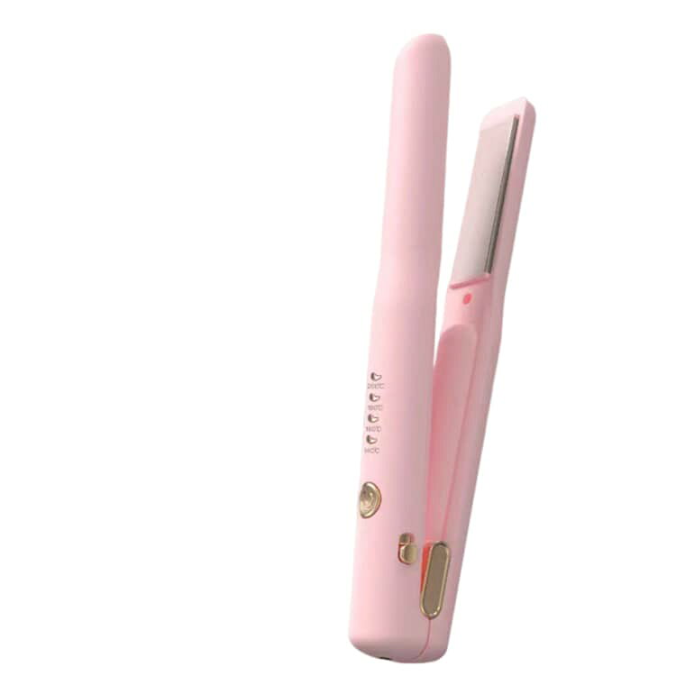 ヘアーアイロン ミニアイロン 両用 コンパクト カールアイロン 4段階調節 小型 ス...