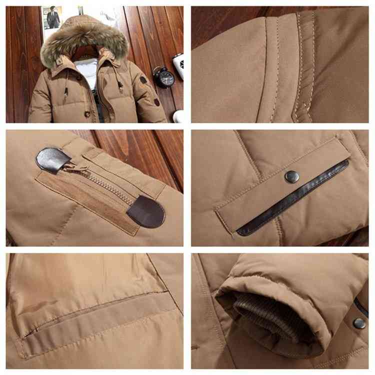 防寒スリム ダウンジャケット アウター ダウンジャケット マウンテンパーカー カジュアル中綿 フード付き80%ダウン本物 コート厚手アウトドア おしゃれ