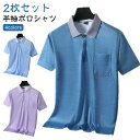 オフィス tシャツ メンズ 仕事 半袖 トップス 吸水速乾 スポーツ カジュアル ビジネス 2枚セット 通勤 シンプル ポロシャツ 作業服 ゴルフ 作業着 ユニ...