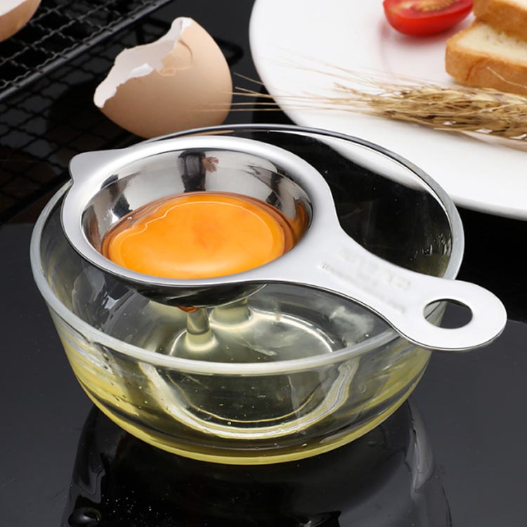 業務用 卵黄分離器 調理器具 【2本セット】 キッチンツール 黄身分け 卵黄身分け 分ける エッグセパレーター お菓子作り 製菓 家庭用 卵セパレーター 卵白分離器 白身分離器 卵黄身分け器 卵 黄身 白身 304ステンレス hakobune306288-10009895 hakobune サンプル画像3