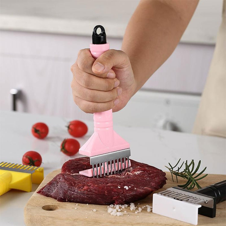 【送料無料】肉 筋切り器 肉たたき器 ミートテンダー 11刃 ステンレス製 肉叩き 筋...