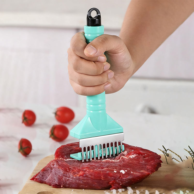 【送料無料】肉 筋切り器 肉たたき器 ミートテンダー 11刃 ステンレス製 肉叩き 筋...