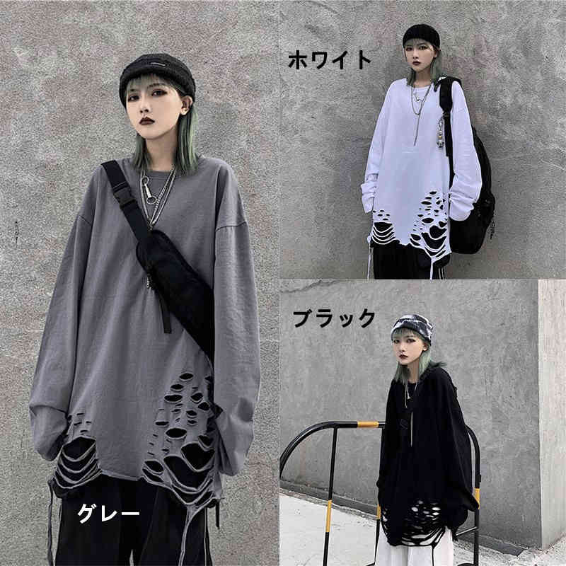 Moda coreana Harajuku Tops de manga larga para mujer Camiseta Harajuku Hip Hop Traje de baile callejero