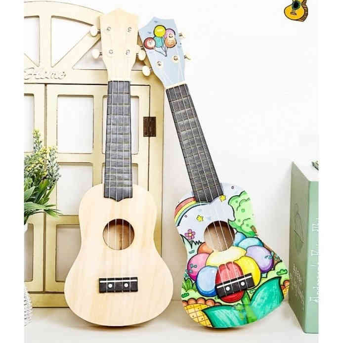 おもちゃ ギター ギター ウクレレ 初心者 こども用 楽器玩具 知育玩具 手製で木製 子供用 かわいい