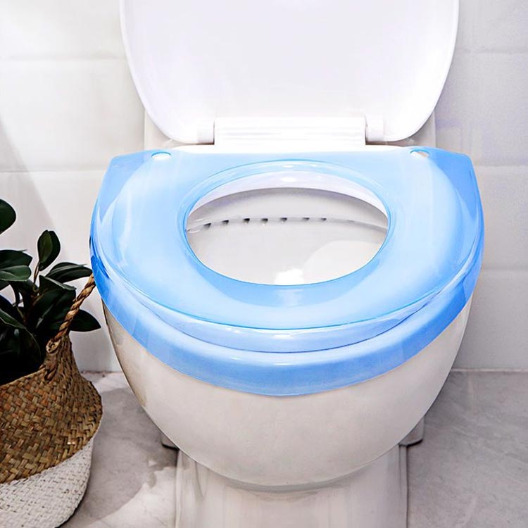 便座シート 便座カバー 取っ手付き 水洗い 便座クッション O型 U型 無地 シンプル ...