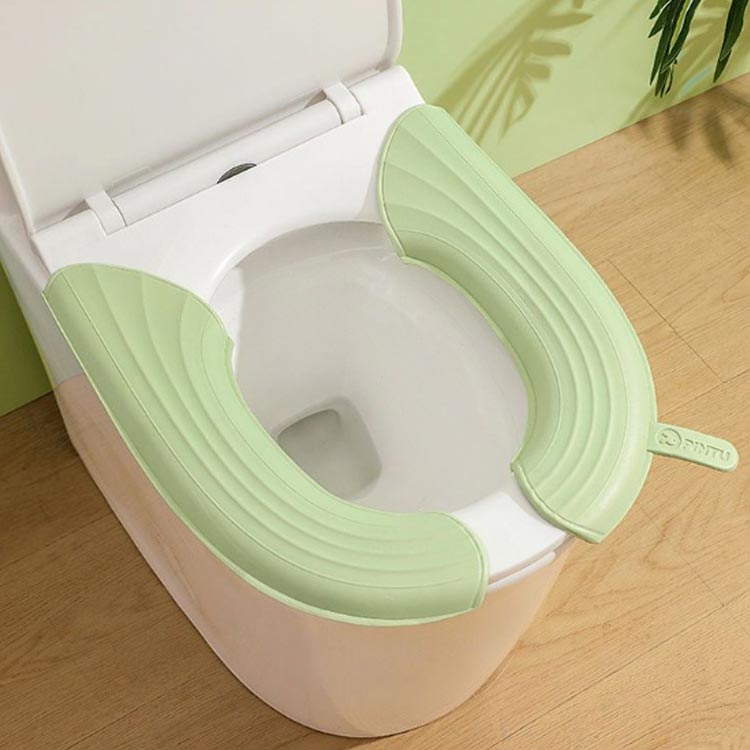 便座カバー 取っ手付き 便座シート 水洗い 柔らかい 便座クッション O型 U型 トイレカバー 防水 無地 シンプル ずれない 簡単 介護 トイレ用品 取付簡単 防カビ 自宅用