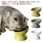 頸椎を保護 猫 犬 フードボウル 猫用 犬用 給食器 食器 食器台 セラミック 傾斜15° ペット用 小型犬 餌皿 餌 エサ エサ皿 ペット食器 水飲みボウル 水飲み 餌入れ エサ入れ ペットグッズ 無地 お皿 かわいい